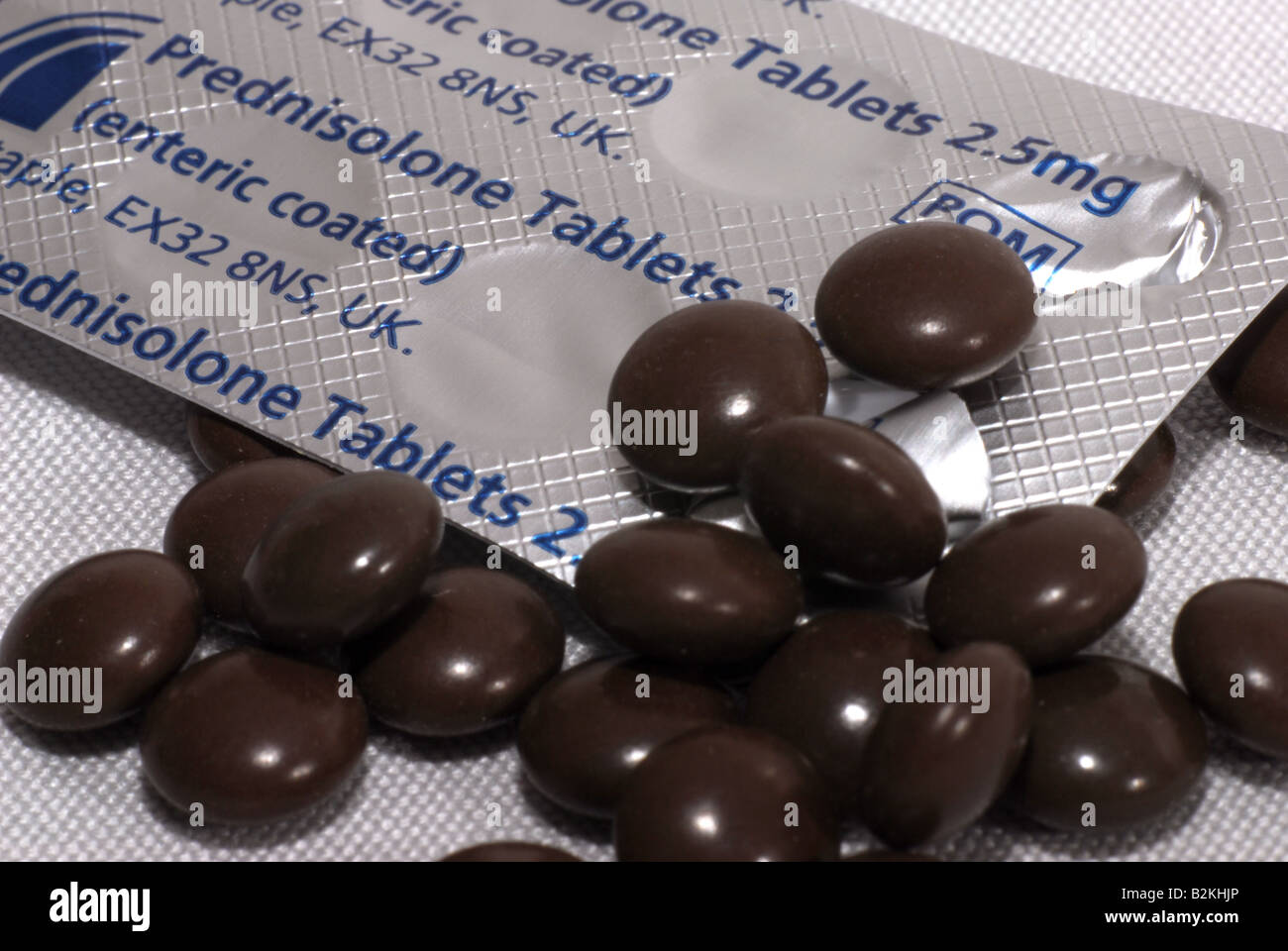 Un'immagine generica di Prednisolone preso come una sostituzione per idrocortisone dove una quantità insufficiente sono prodotti naturalmente Foto Stock