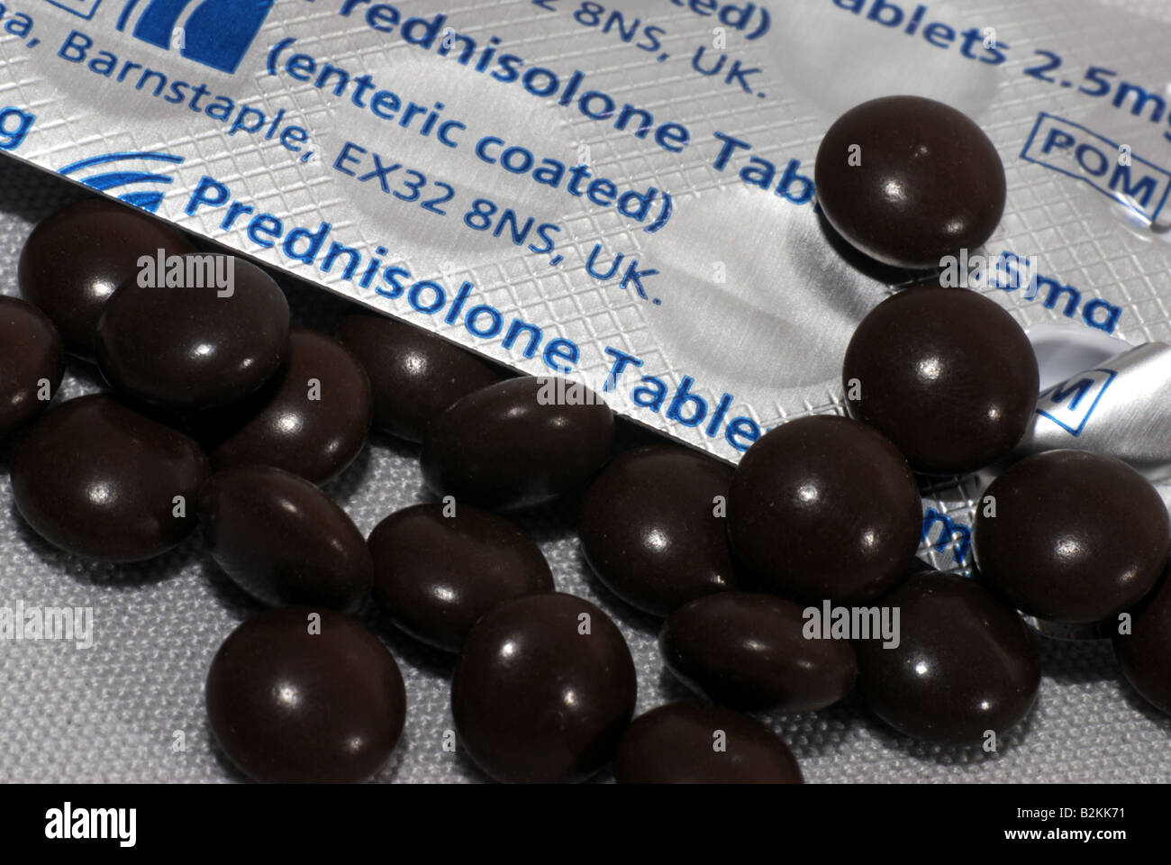 Un'immagine generica di Prednisolone preso come una sostituzione per idrocortisone dove una quantità insufficiente sono prodotti naturalmente Foto Stock