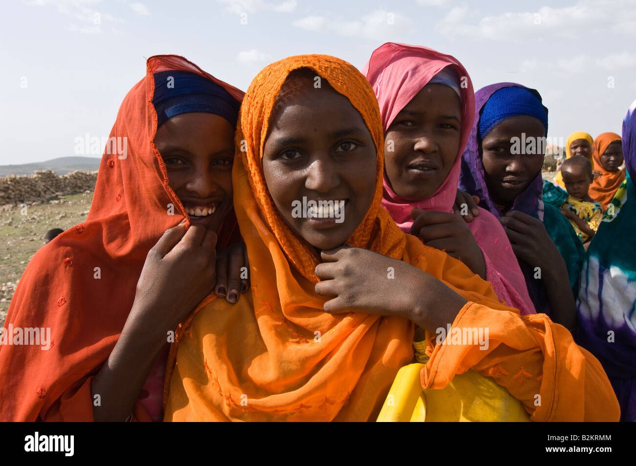 Somali in Etiopia, Africa. Foto Stock