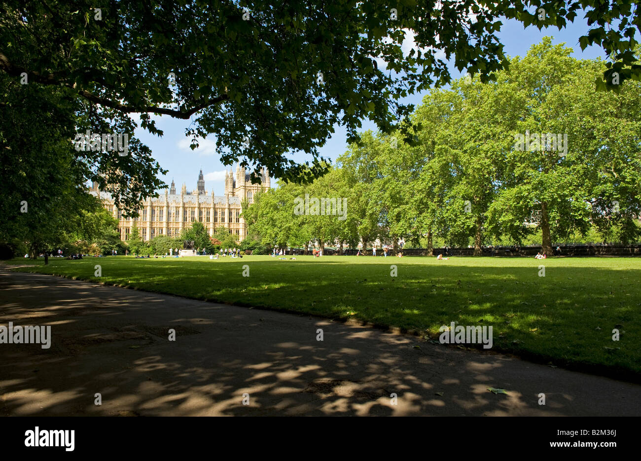 London Westminster la sede del Palazzo del Parlamento Foto Stock