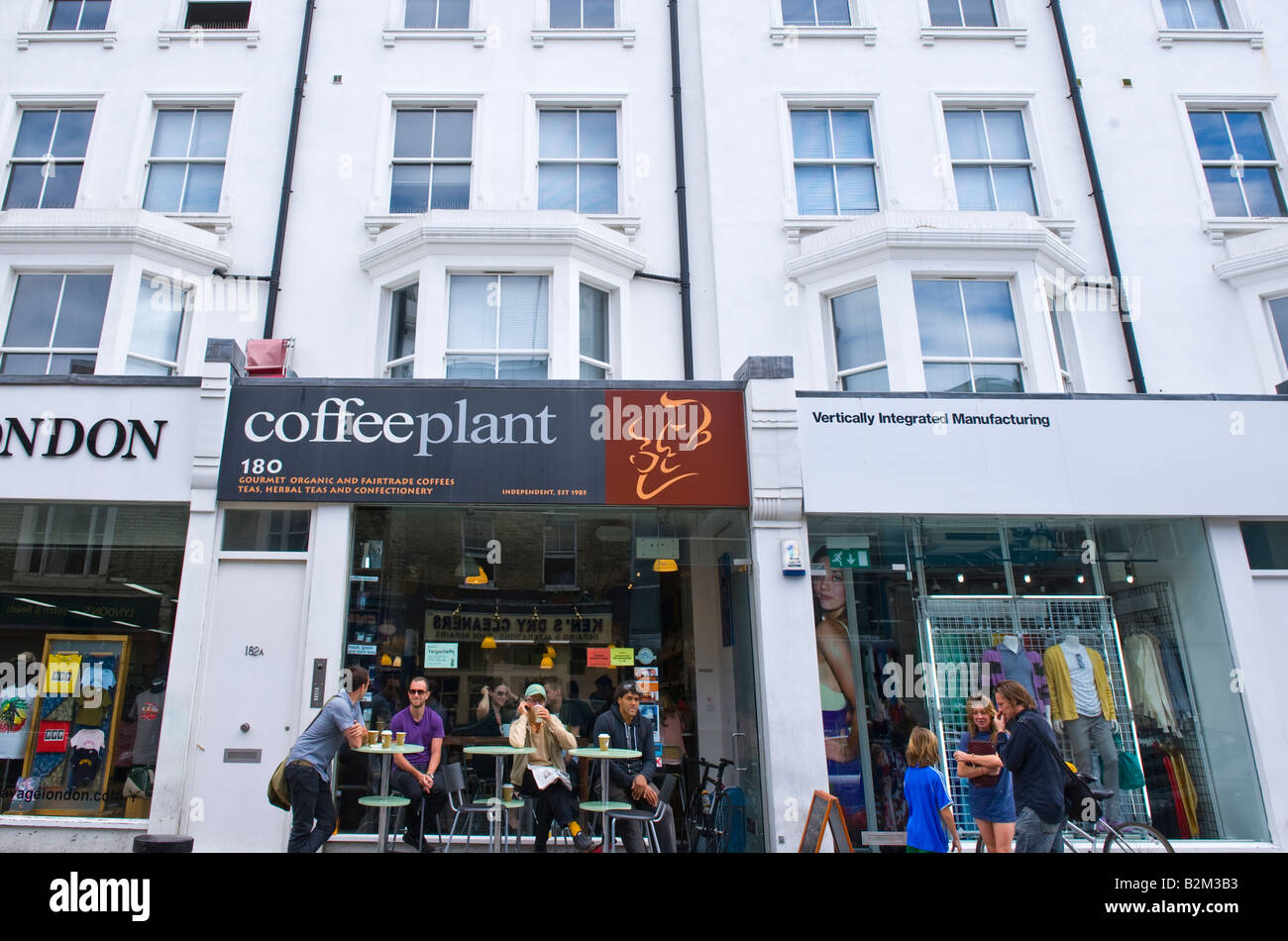 Londra persone in Portobello Street Foto Stock