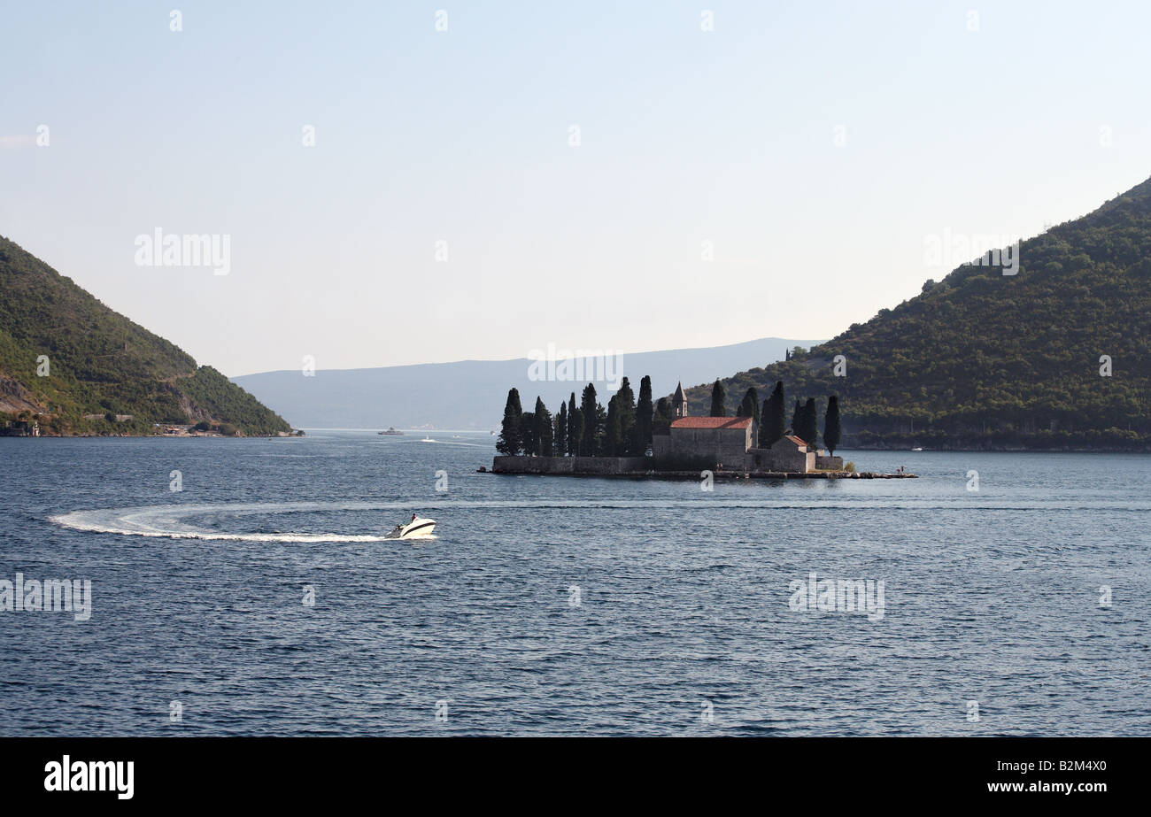 La Baia di Kotor Montenegro Foto Stock