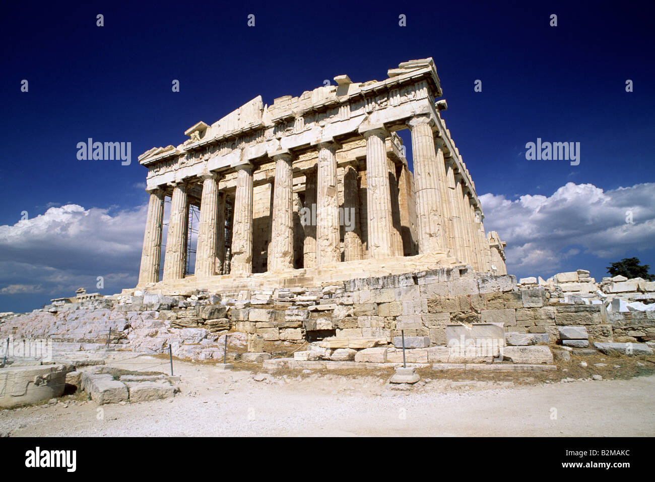 La Grecia, Atene, l'Acropoli, il Partenone Foto Stock