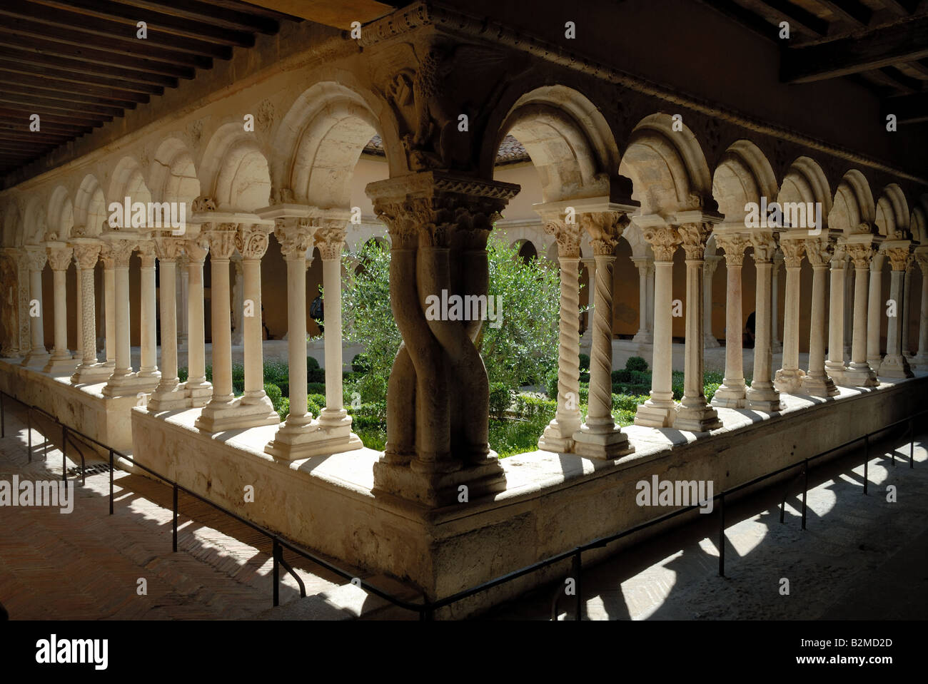 Chiostro del Duomo in Aix-en-Provence, Francia meridionale Foto Stock