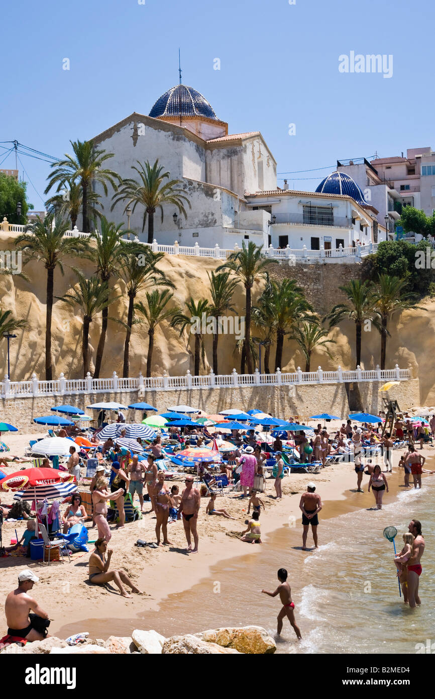 Costa Blanca Spagna benidorm Mal Pas beach Foto Stock