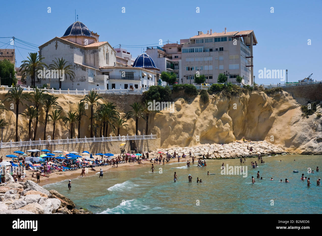 Costa Blanca Spagna benidorm Mal Pas beach Foto Stock