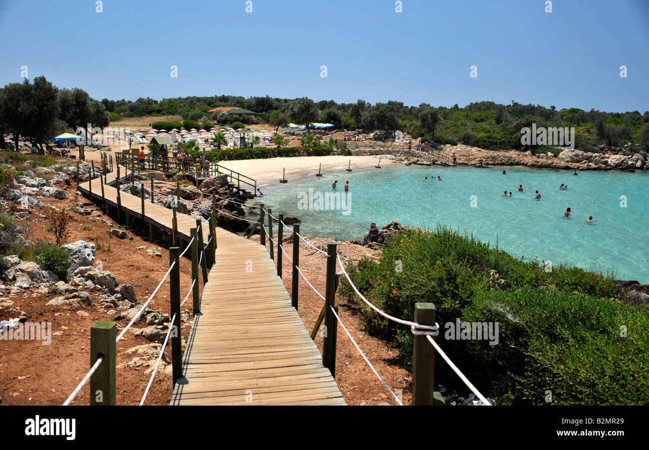 Il cleopatra beach cleopatra isola della Turchia Foto Stock