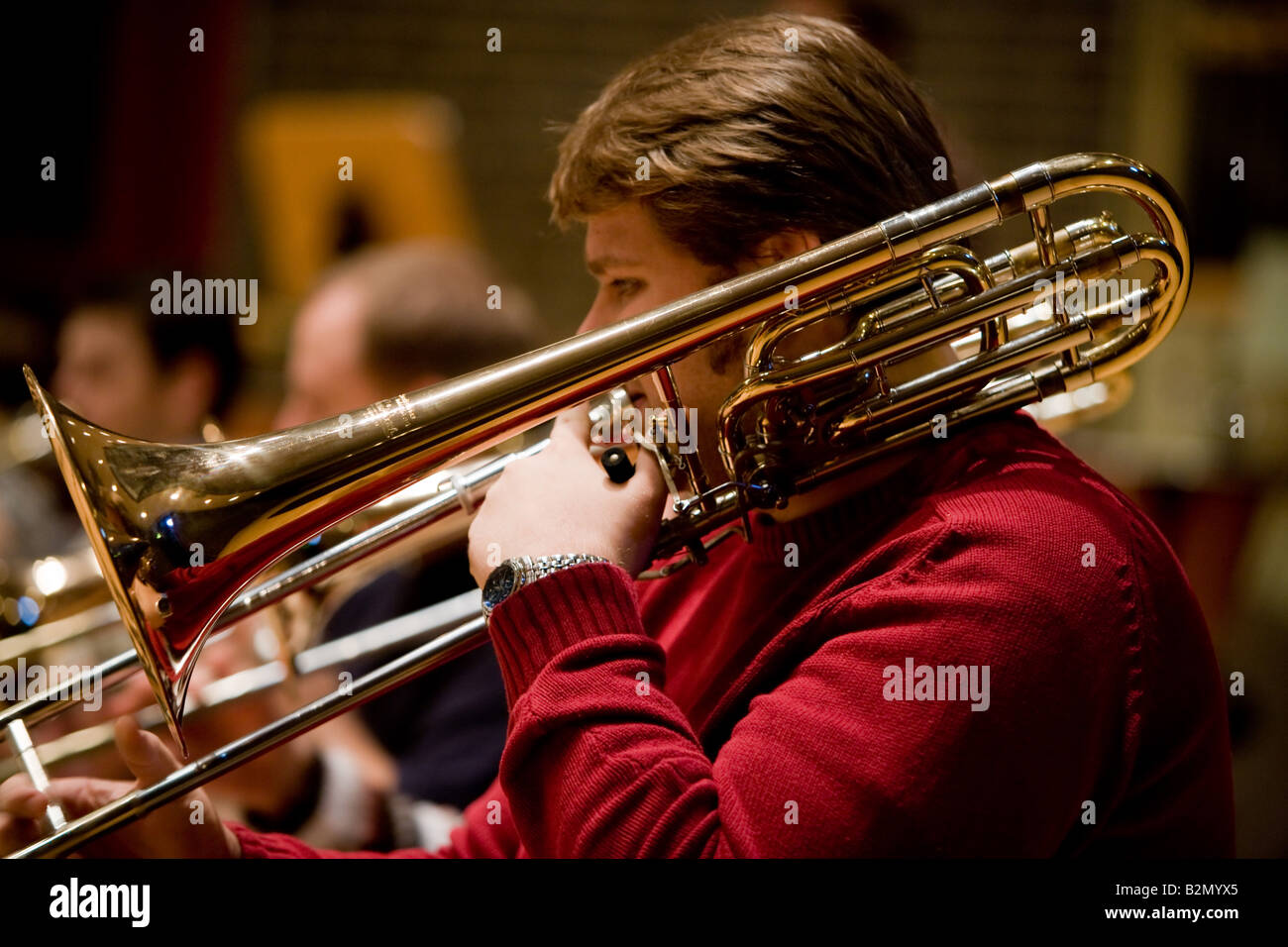Orchestra del Conservatorio di Robert Schumann Foto Stock