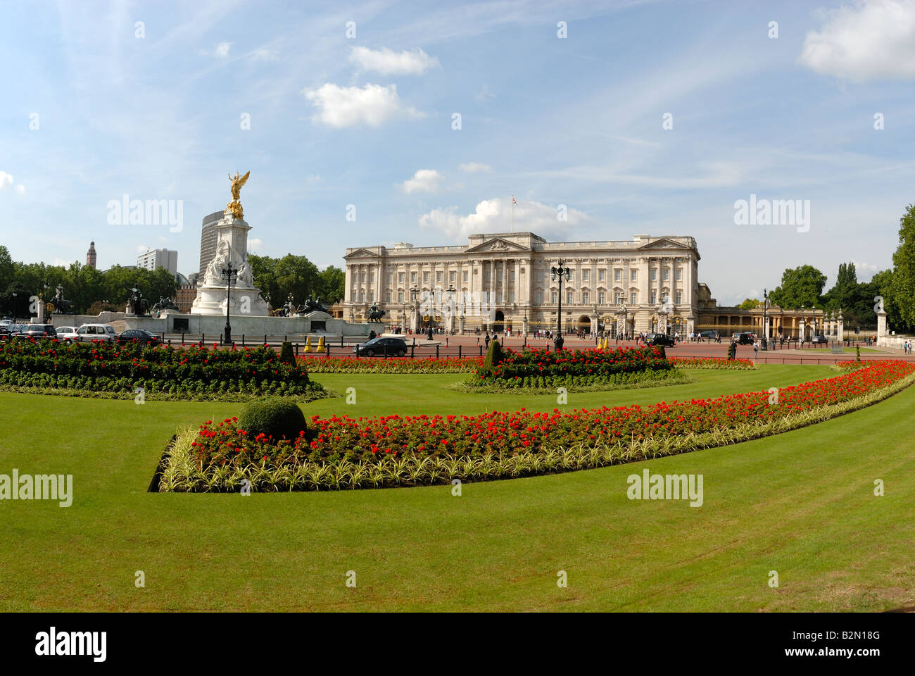 Buckingham Palace di Londra Foto Stock