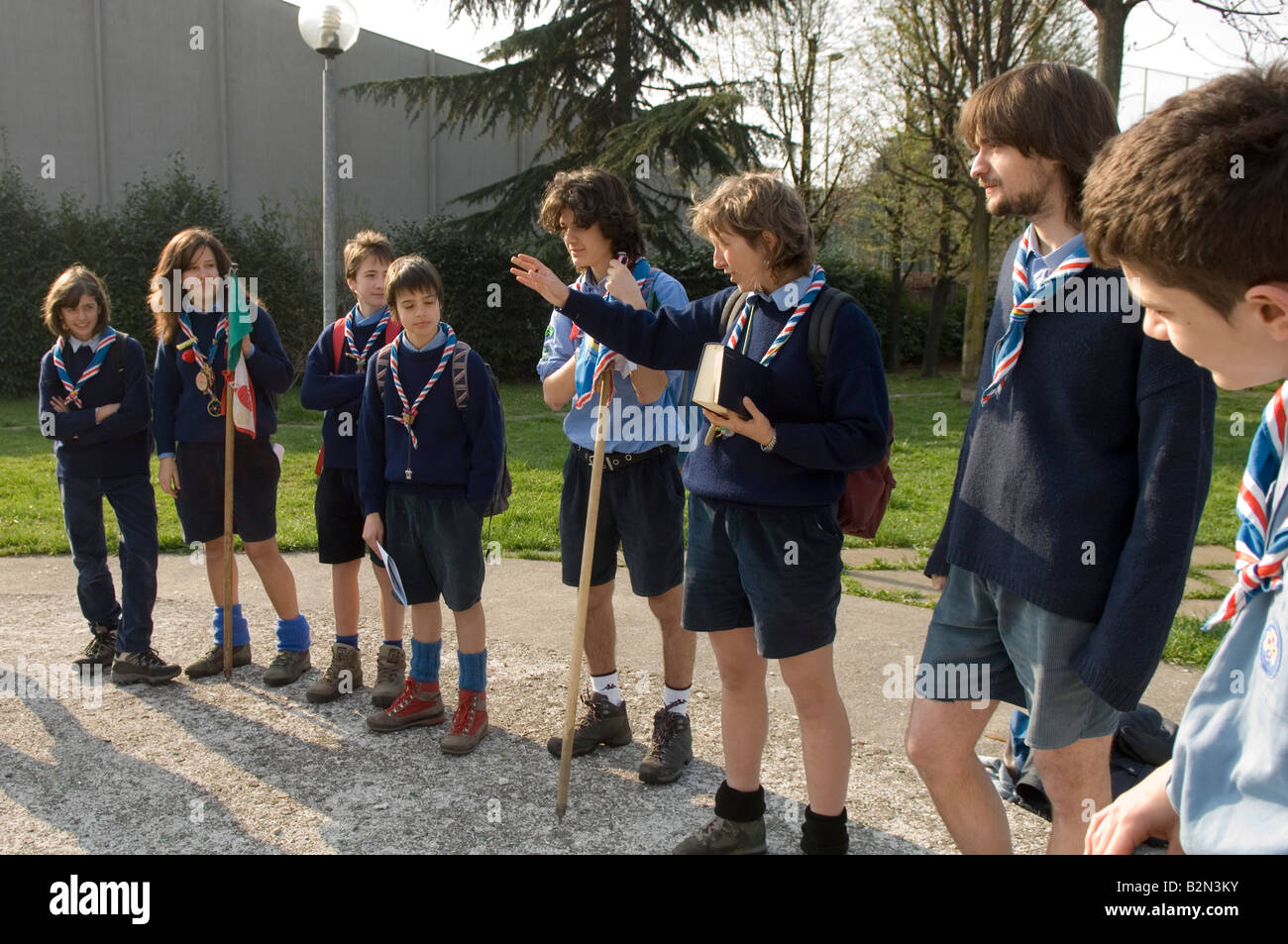 Boy-scout, torre boldone, Italia Foto stock - Alamy