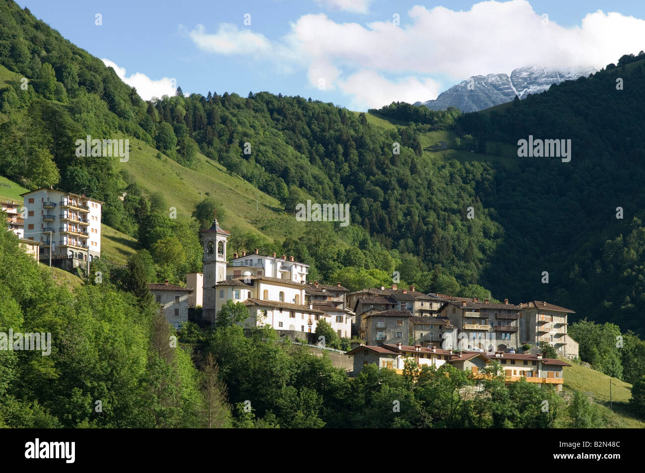 Cantoni village, Monte Alben, Italia Foto Stock