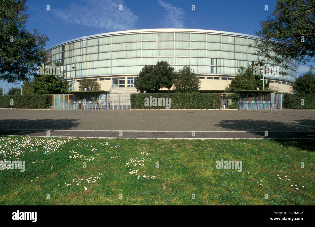 Palazzo dello sport, Roma, Italia Foto Stock