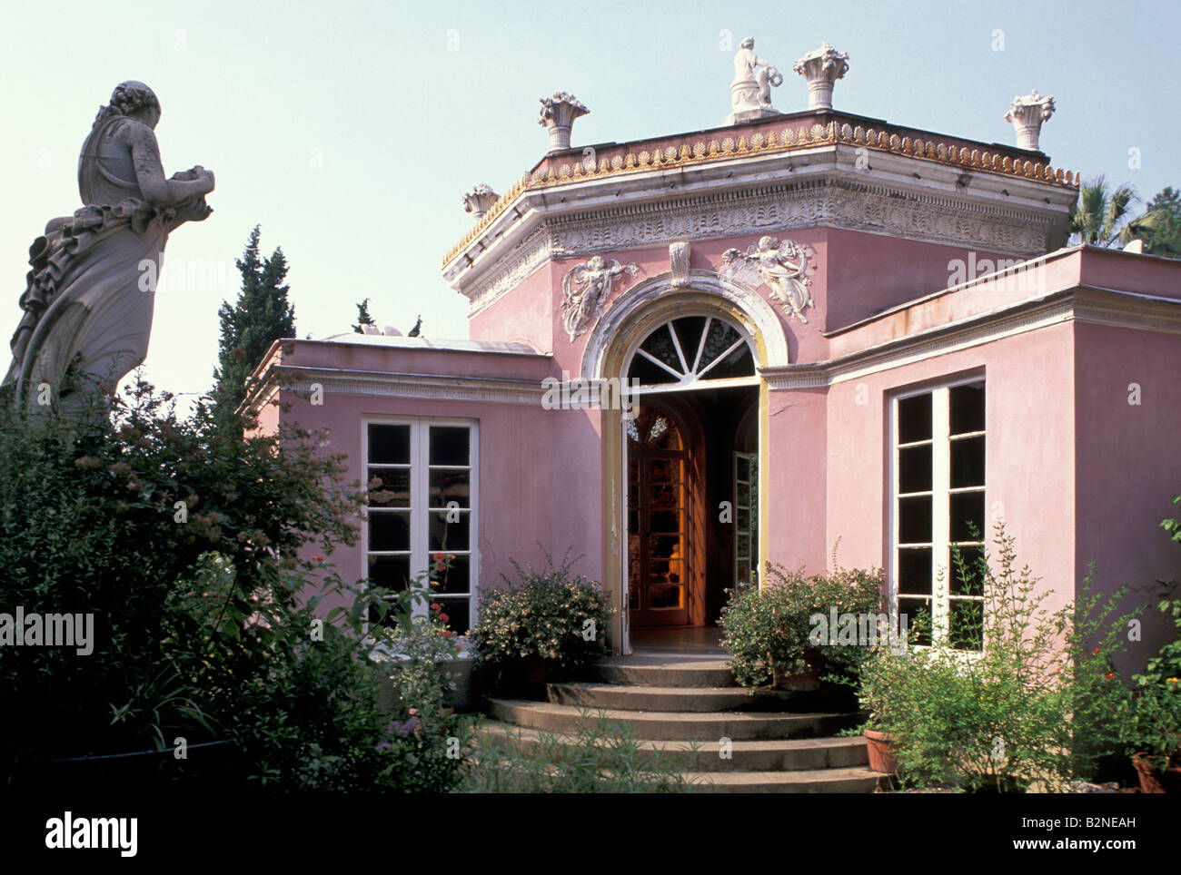 Durazzo Pallavicini villa, Pegli, Italia Foto Stock