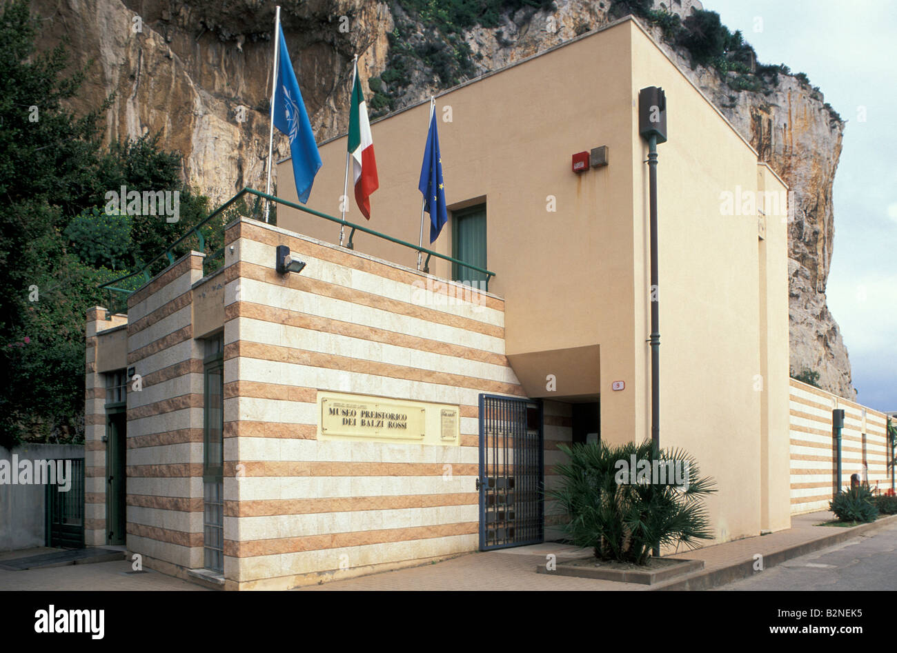 Museo della preistoria di balzi rossi ventimiglia, Italia Foto Stock