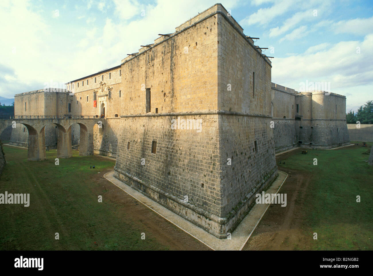 Castello, l'aquila, Italia Foto Stock