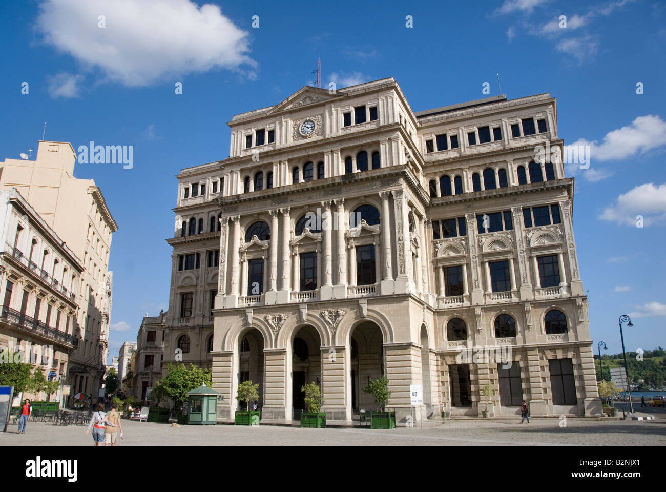 Lonja del Comercio de la Habana edificio a La Habana Vieja La Habana Cuba Foto Stock