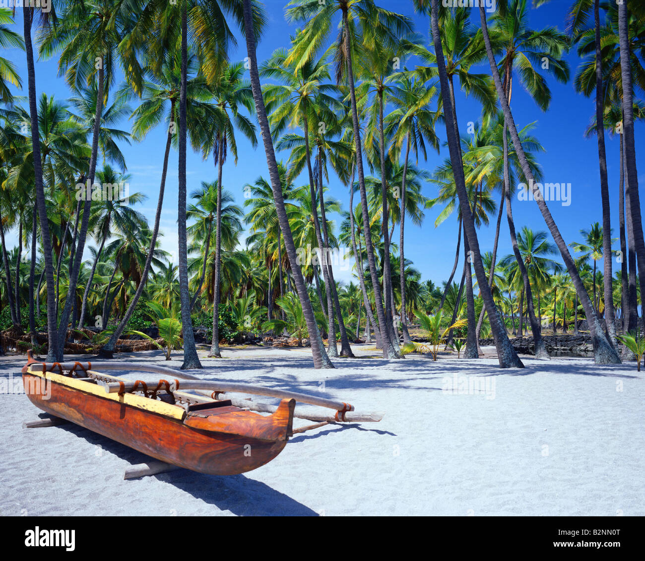 Stati Uniti - Hawaii: Pu'Uhonua Honaunau National Historical Park (città di rifugio) Foto Stock