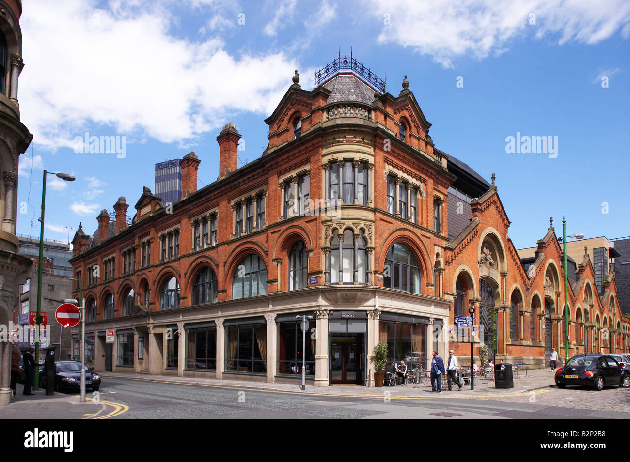 Edificio di mercato a Manchester REGNO UNITO Foto Stock