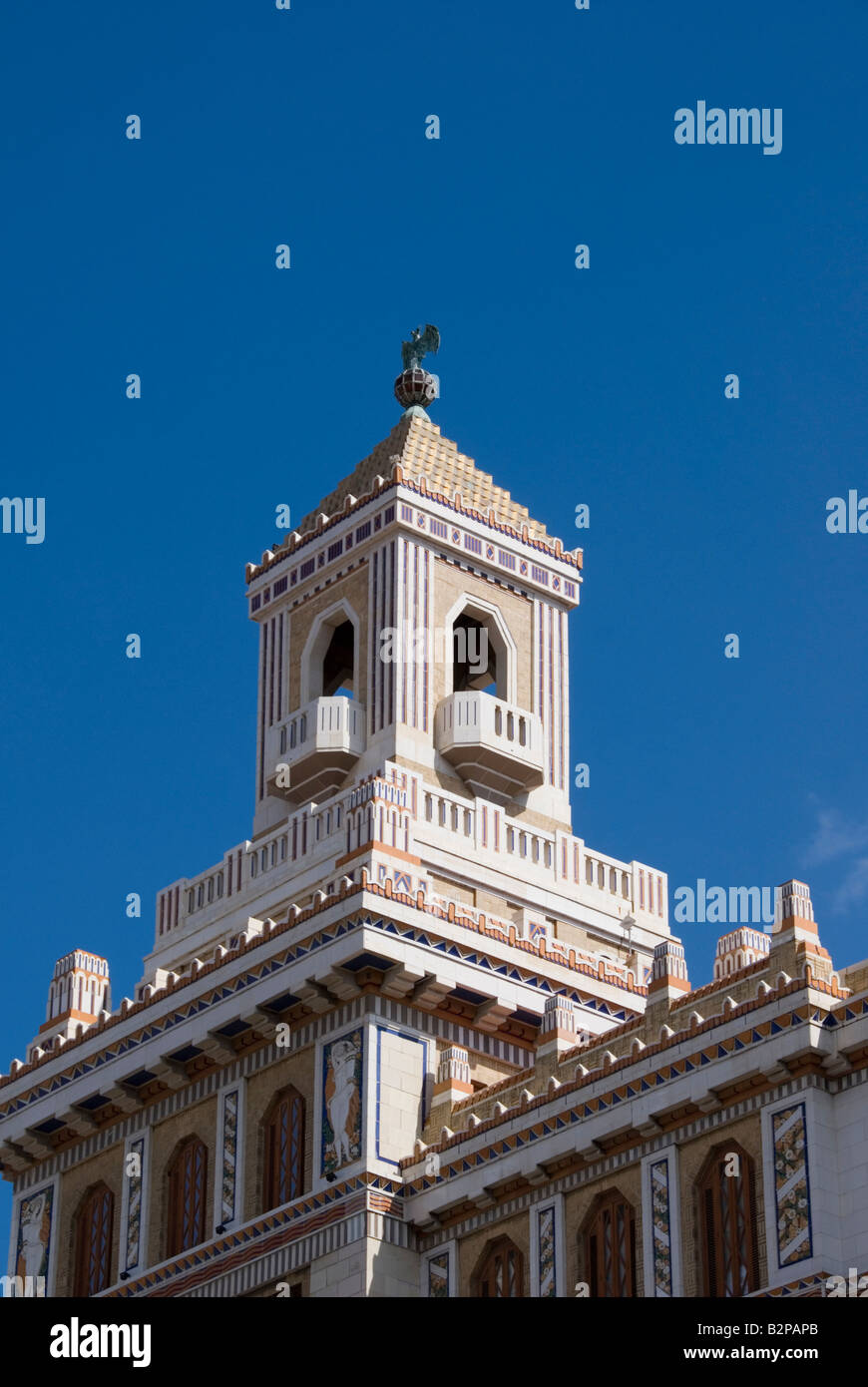 Edificio coloniale Edificio Bacardi a La Habana Vieja La Habana Cuba Foto Stock