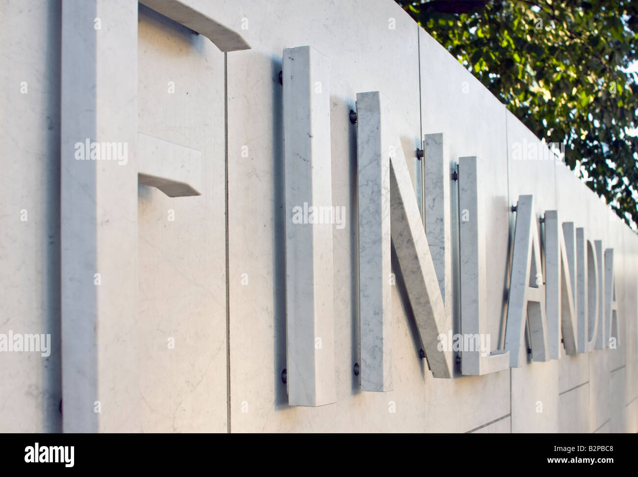 Finlandia Concert Hall da Alvar Aalto Helsinki Finlandia Foto Stock