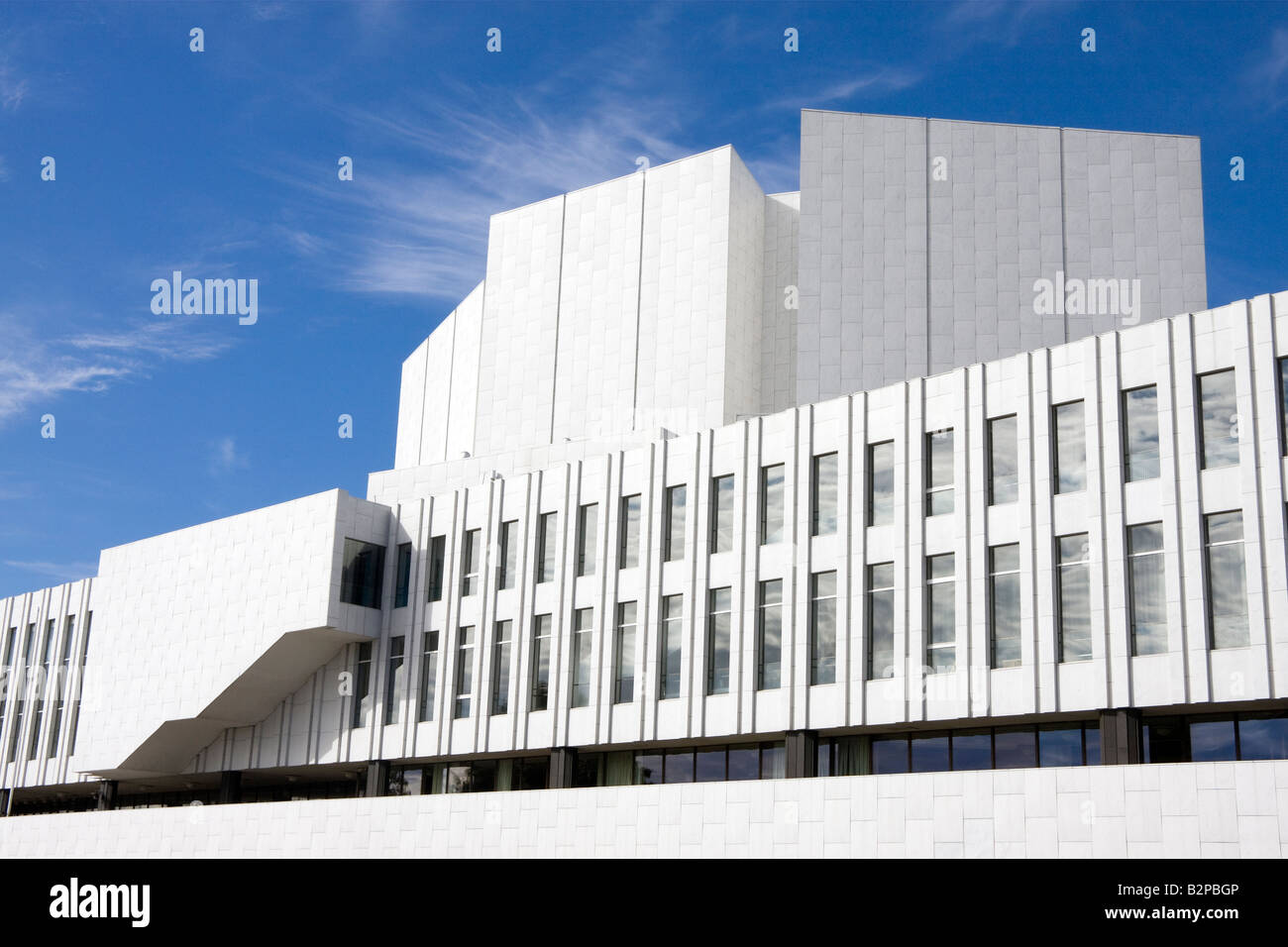 Finlandia Concert Hall da Alvar Aalto Helsinki Finlandia Foto Stock
