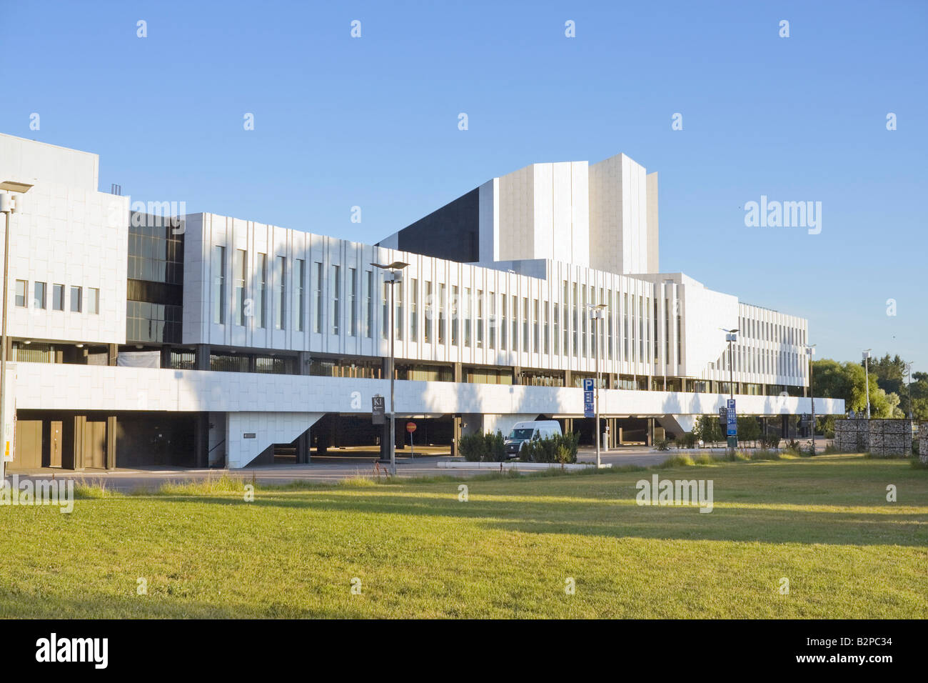 Finlandia Concert Hall da Alvar Aalto Helsinki Finlandia Foto Stock