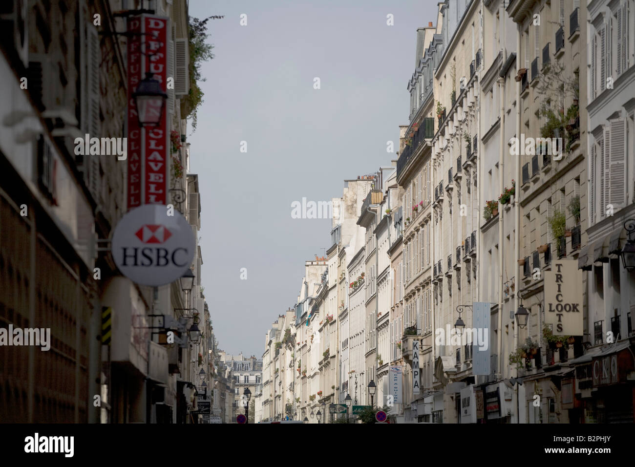 Strada di Parigi, Francia Foto Stock