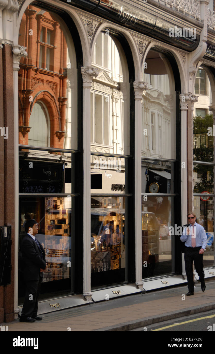 Asprey gioiellerie nel nuovo Bond Street London Inghilterra England Foto Stock