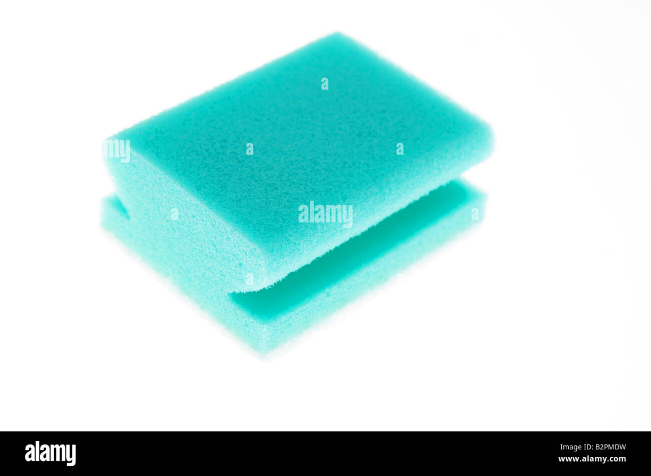 Ancora la vita di una spugna con scourer su un lato Foto Stock