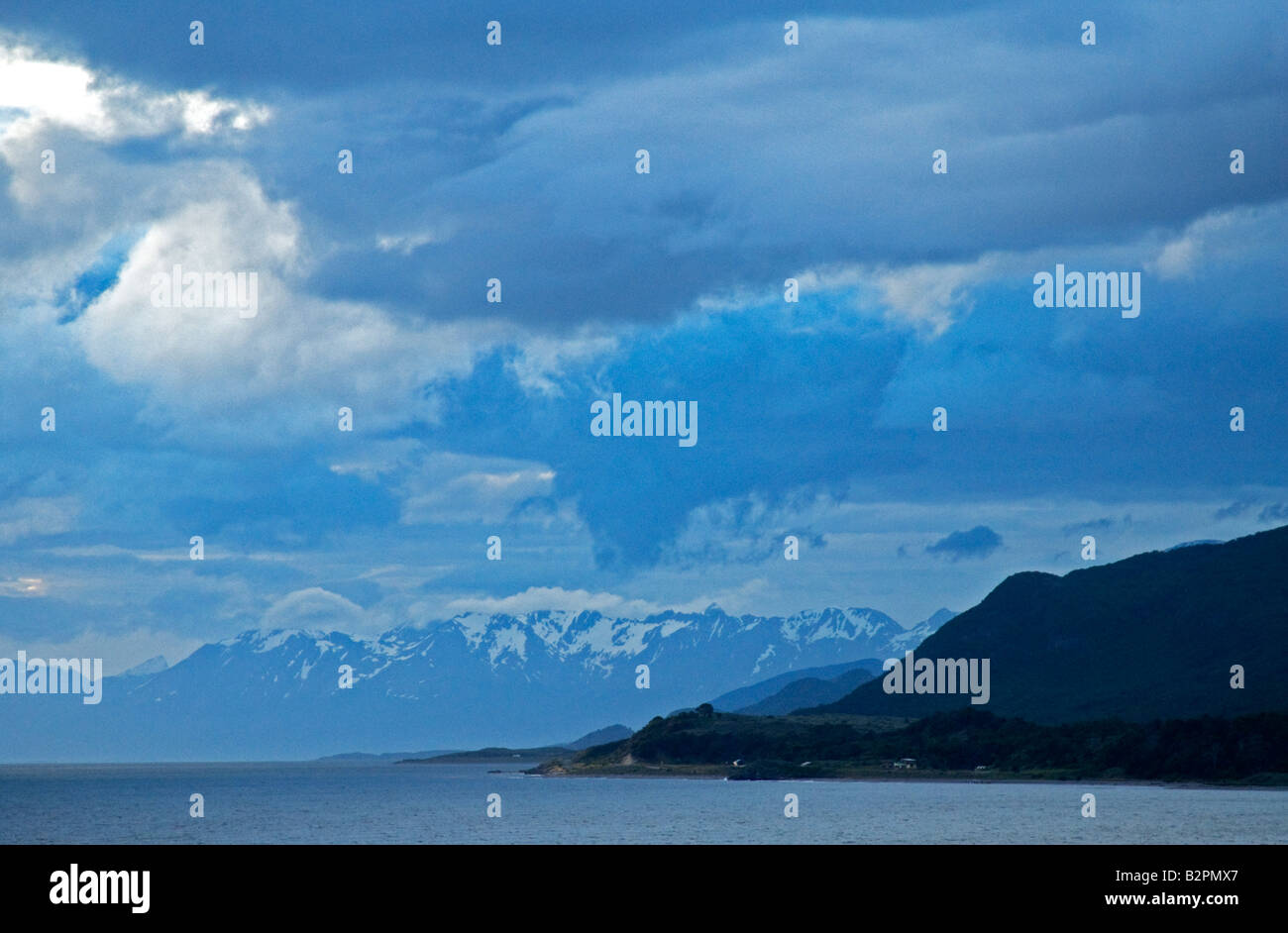 Argentina Canale Beagle Foto Stock
