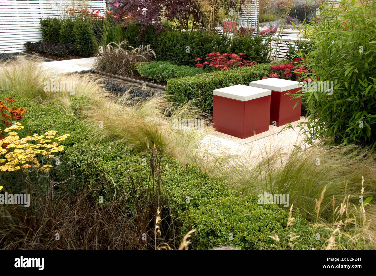 La Adlington rilassarsi e riflettere giardino RHS TATTON PARK 2008 Foto Stock