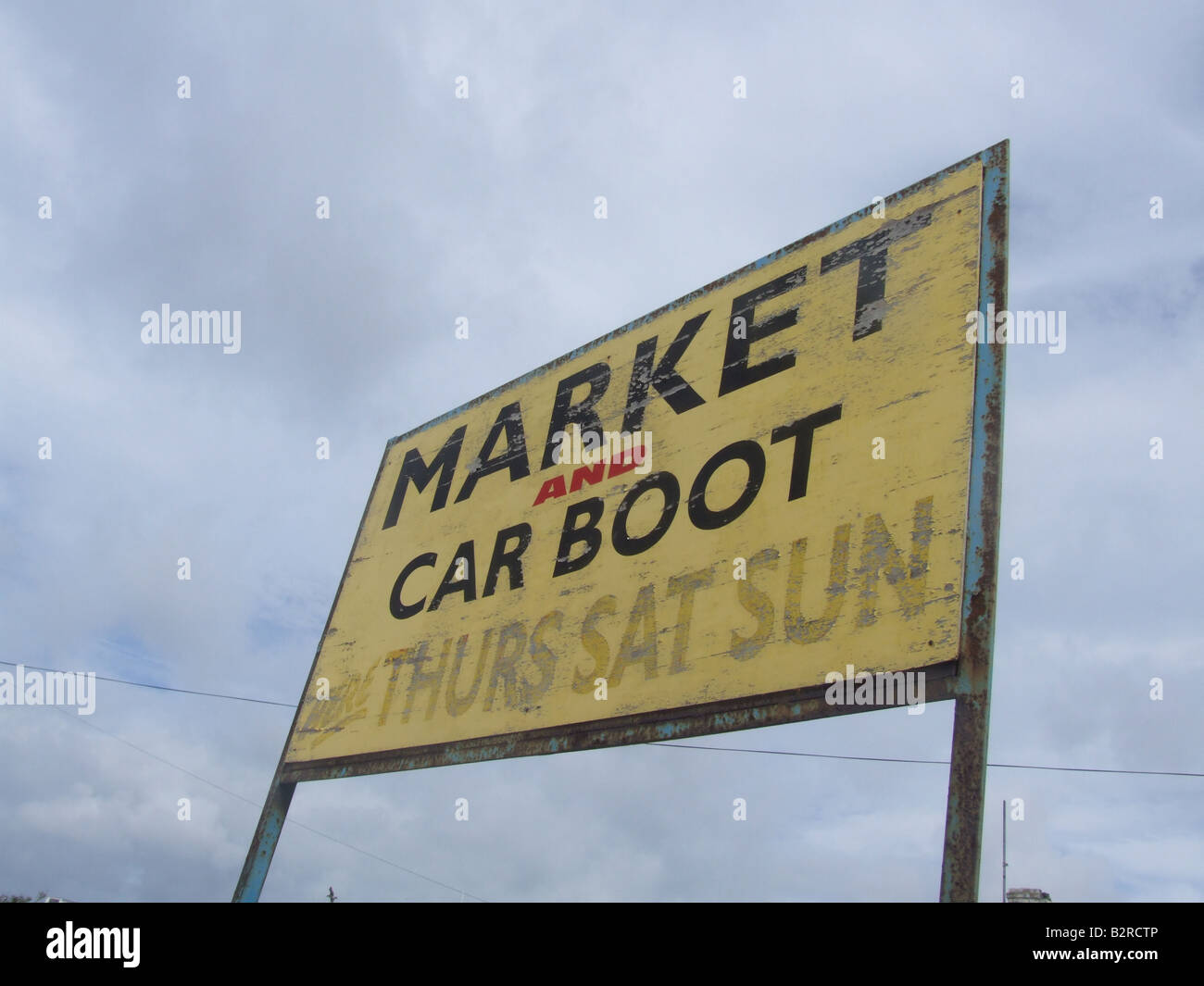 Auto mercato di avvio accedi rhyl, il Galles del nord Foto Stock