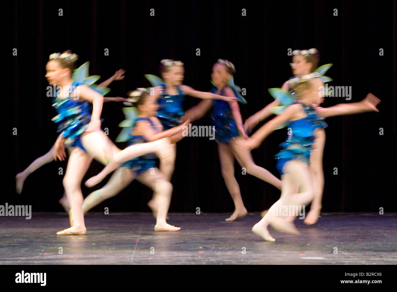 Il movimento di balletto Abstract Foto Stock
