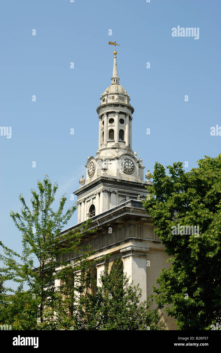 St Alfege Chiesa, Greenwich, Londra Foto Stock