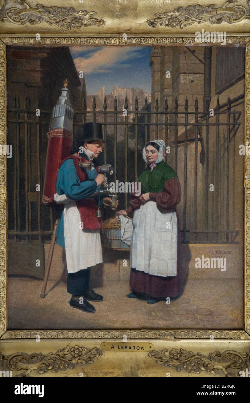 Augusta Le Baron-Desves Le marchand de coco - il venditore di cocco 1843 Foto Stock