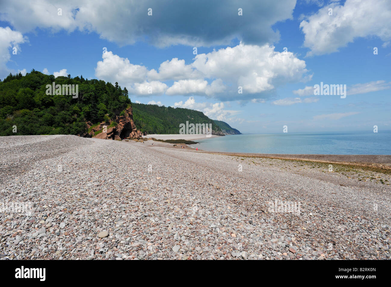 Melvin spiaggia sul Fundy Trail sulla Baia di Fundy New Brunswick Foto Stock