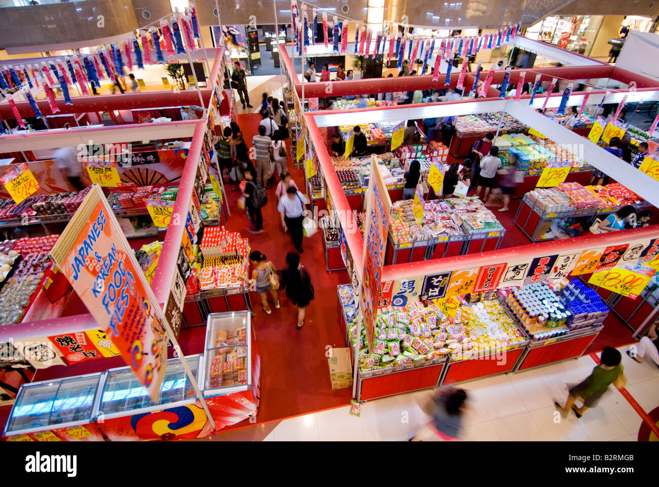 Coreano e giapponese Food Festival, Singapore Plaza, Singapore Foto Stock