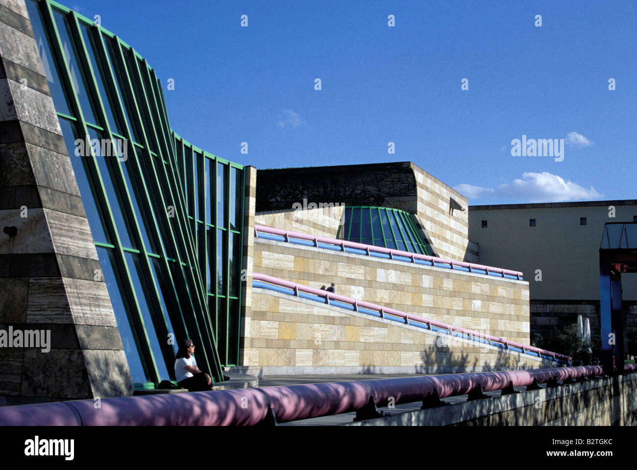 Neue Staatsgalerie di Stoccarda, Baden-Wuerttemberg, Germania Foto Stock