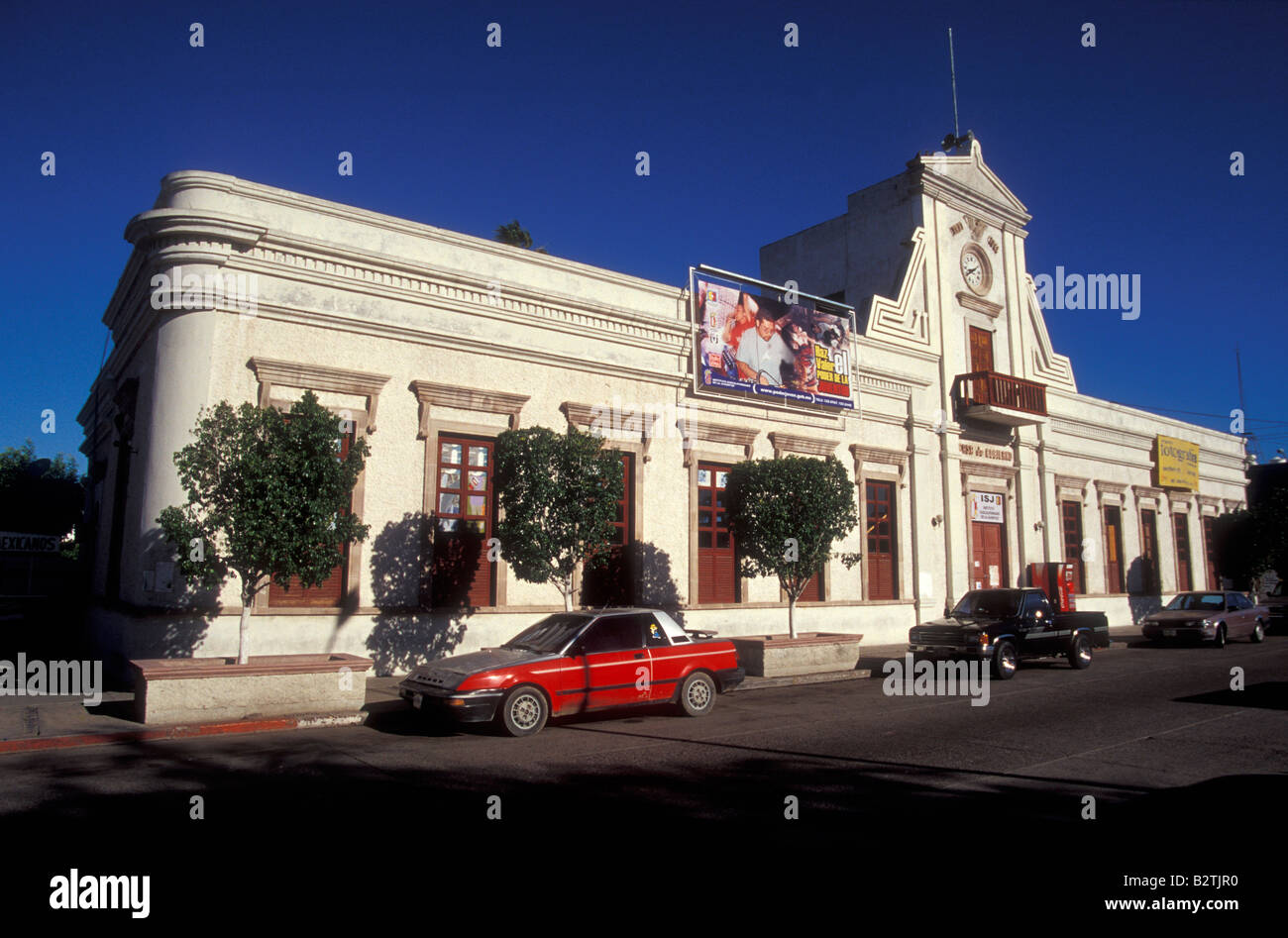 Il palazzo del governo o del Palacio de Gobierno nella città di La Paz, Baja California Sur, Messico Foto Stock