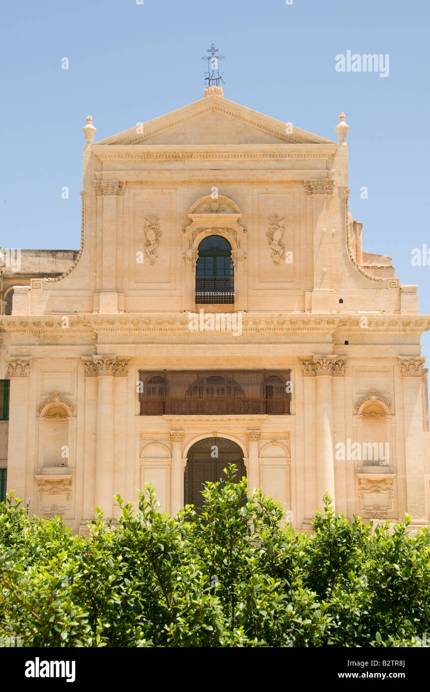 Palazzo Sant' Alfano Landolina, Noto, Sicilia, Italia Foto Stock