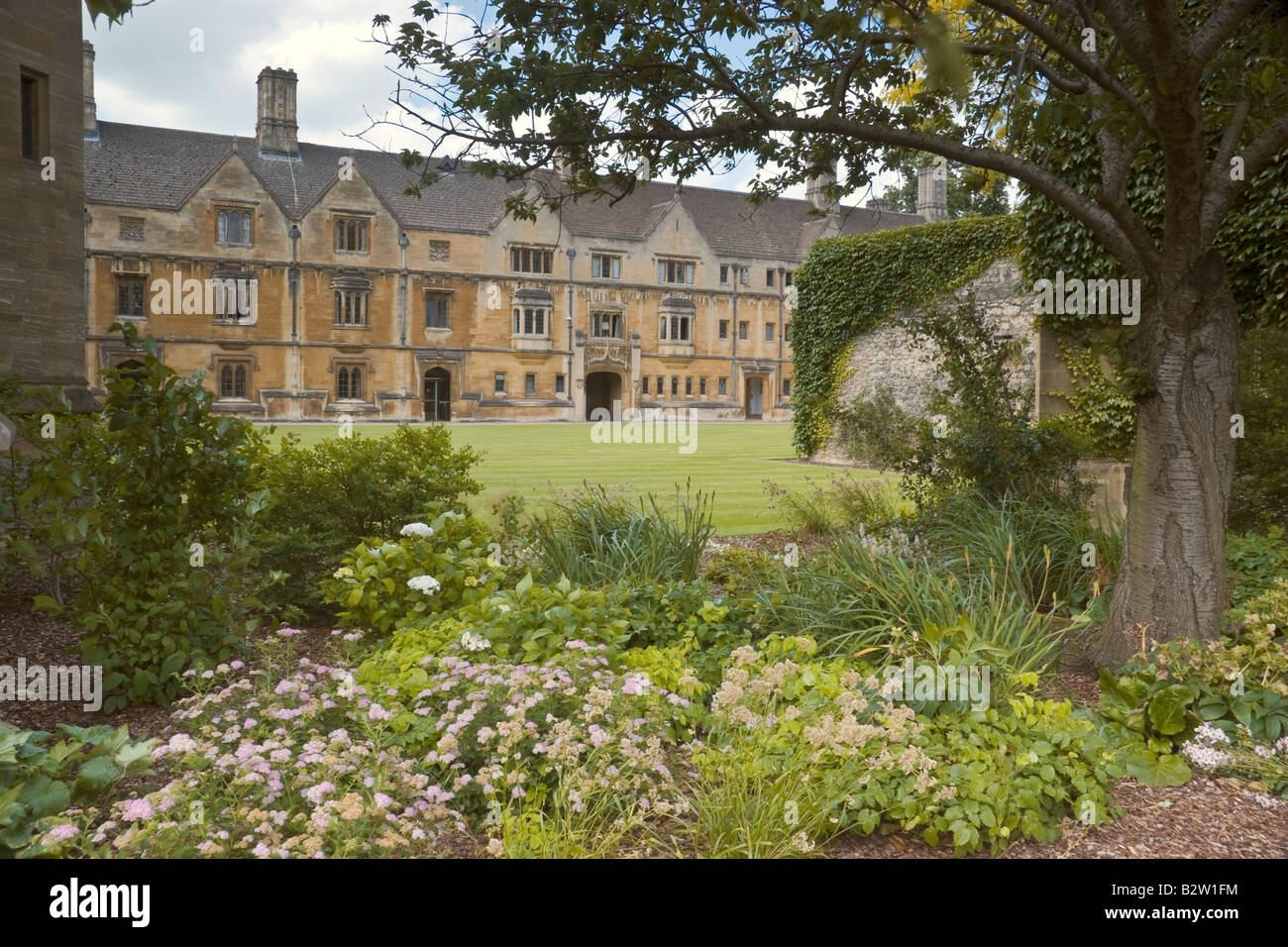 Sala della residenza presso il Magdalen College di Oxford Foto Stock