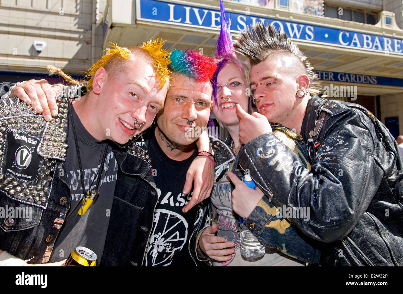 Festival punk Foto Stock