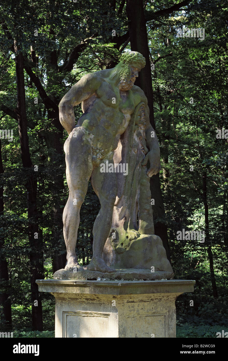 Heidenau, Barockgarten Großsedlitz, Ercole Farnese Foto Stock