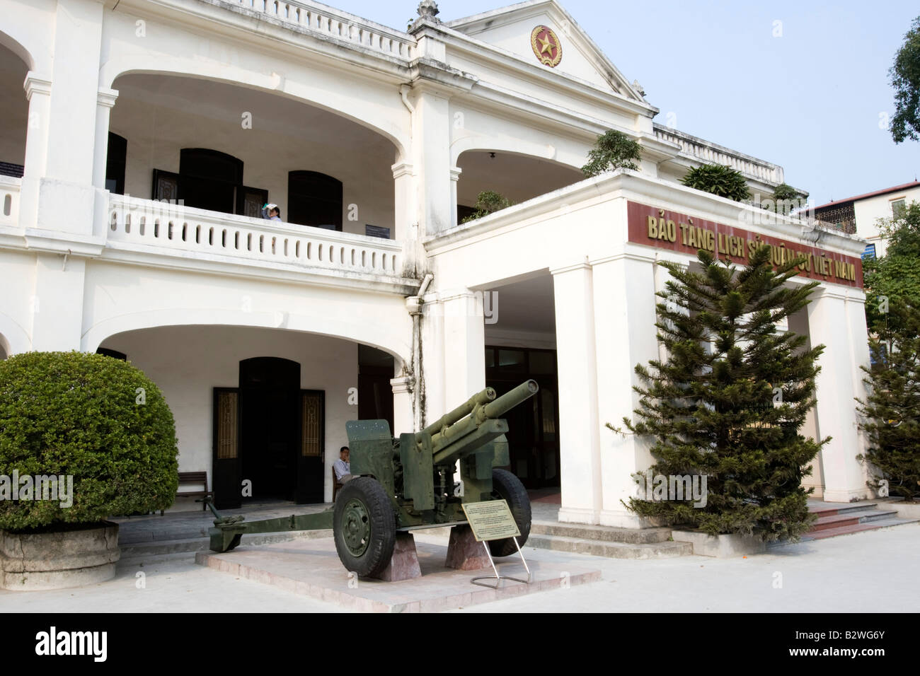 Museo della Storia Militare Hanoi Vietnam Foto Stock
