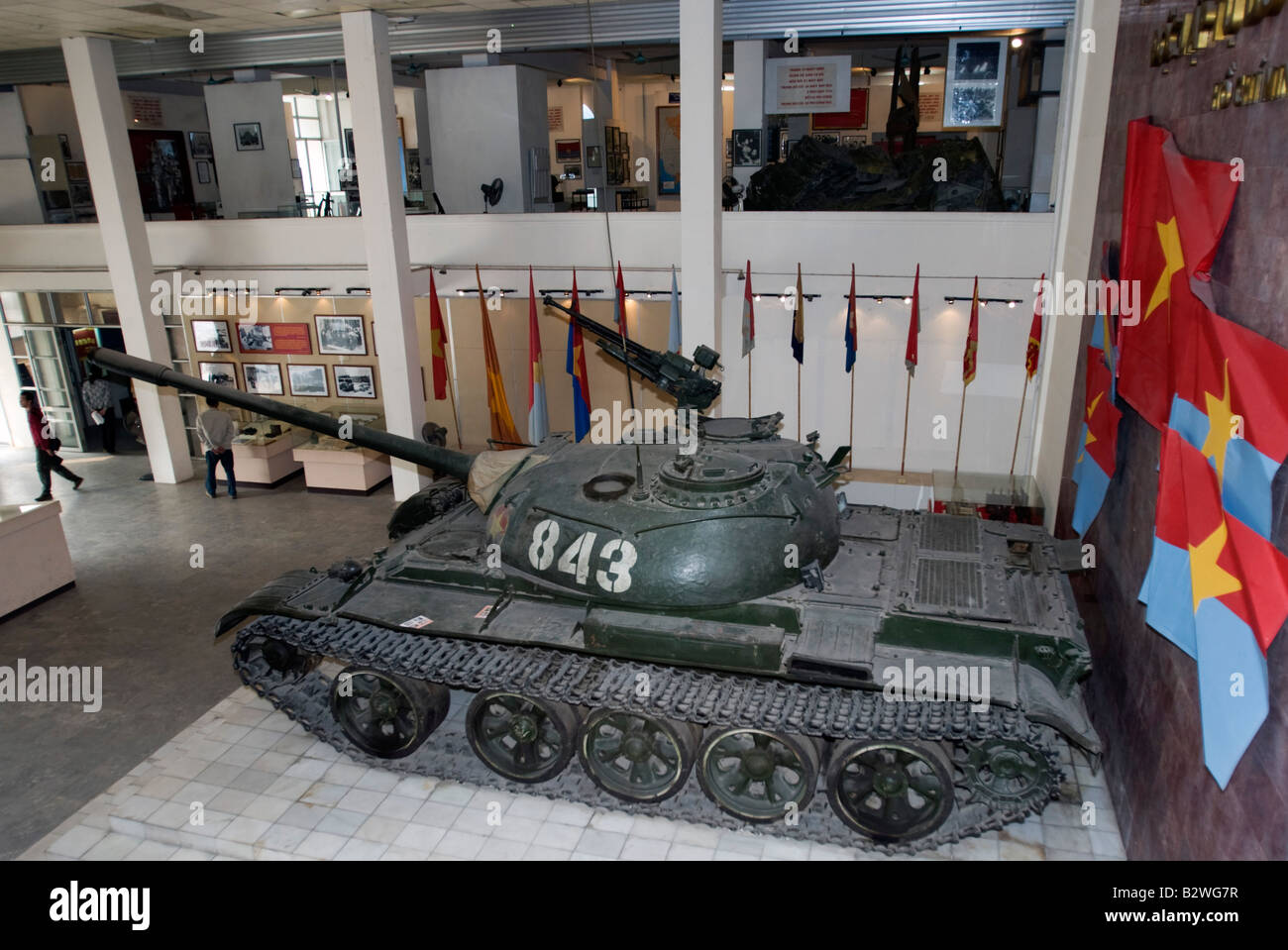 Museo della Storia Militare serbatoio Hanoi Vietnam Foto Stock
