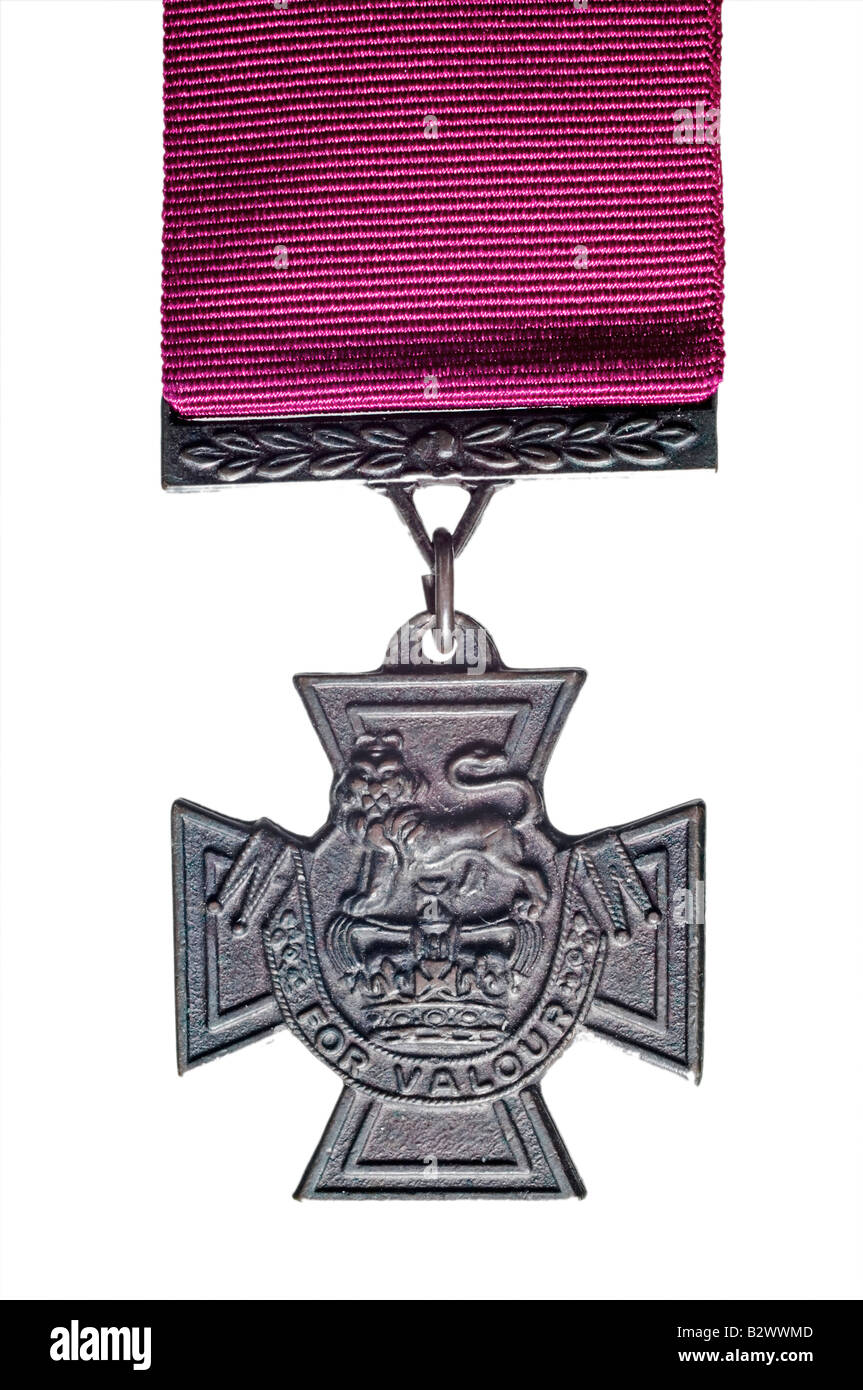 Victoria Cross medaglia (Replica) " Per Valor' Foto Stock
