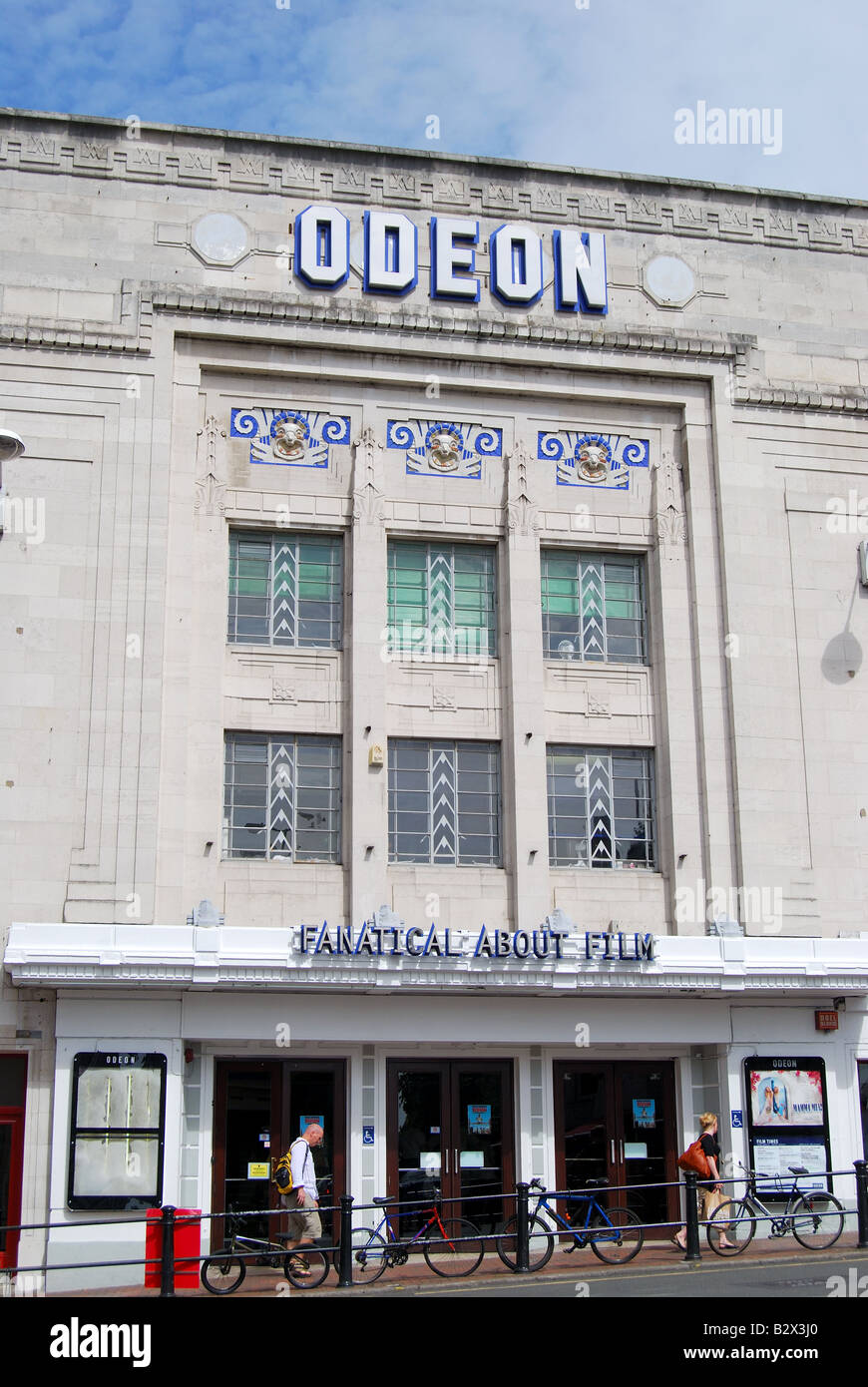 Storico Teatro Odeon, Hill Street, Richmond, Richmond Upon Thames, Greater London, England, Regno Unito Foto Stock