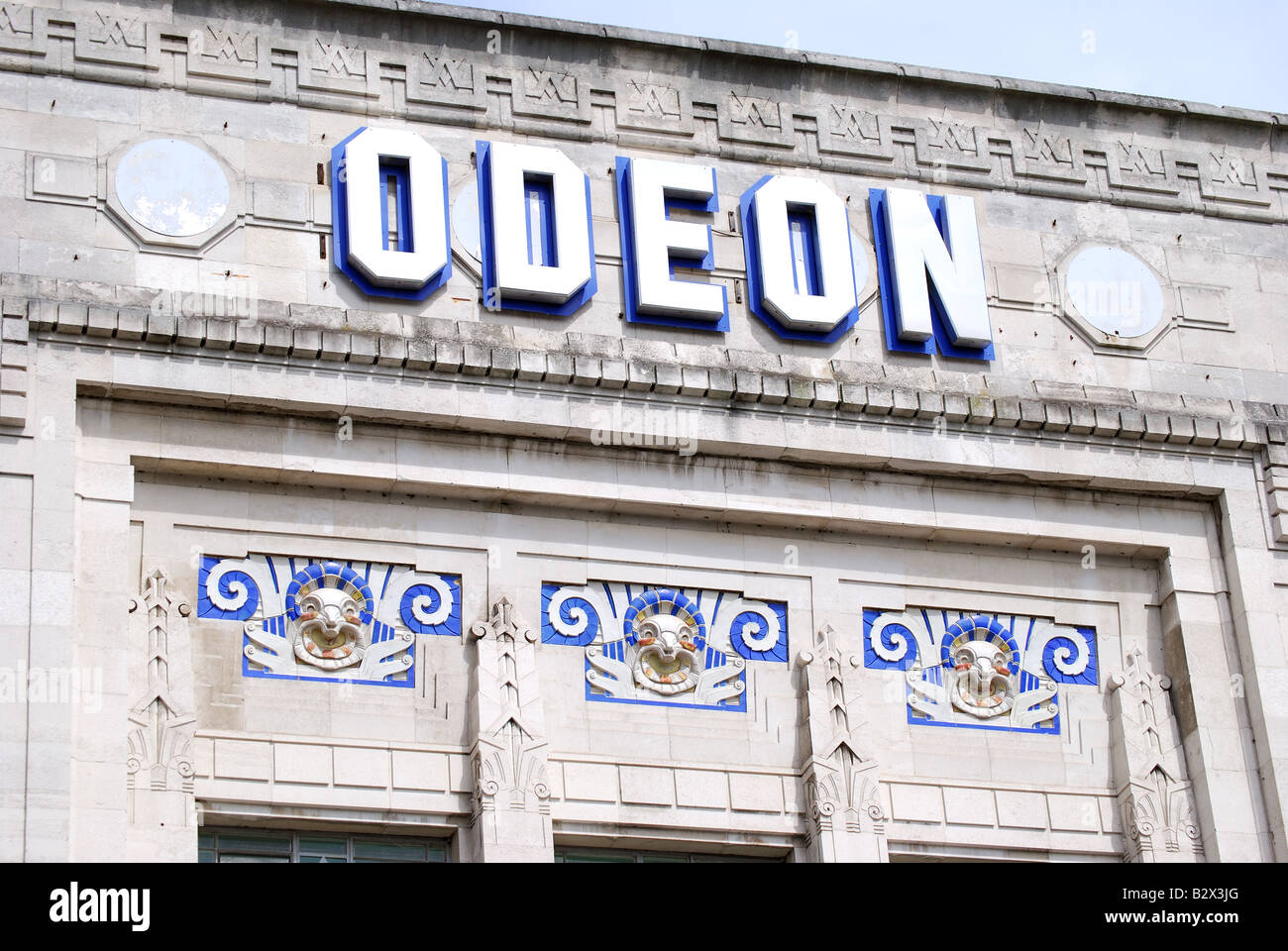 Storico Teatro Odeon, Hill Street, Richmond, Richmond Upon Thames, Greater London, England, Regno Unito Foto Stock