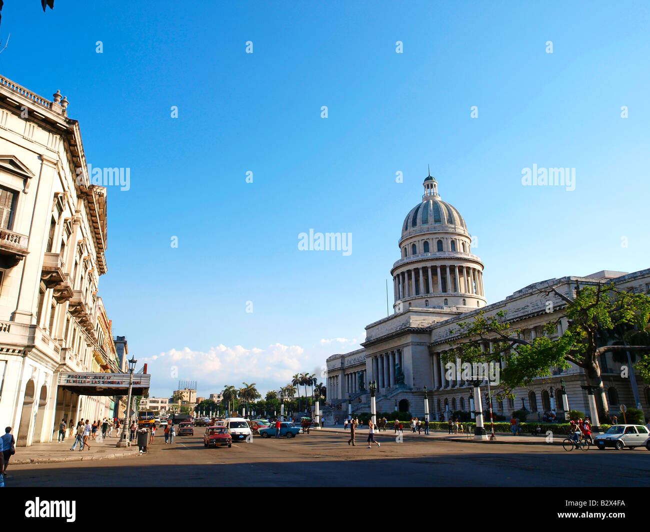 Havanna Vieja, città vecchia, Capitol, Capitolio Foto Stock