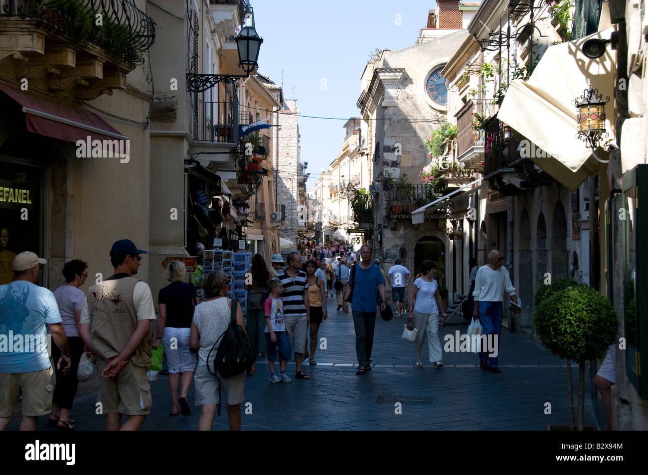 Taormina, Sicilia, Italia Foto Stock